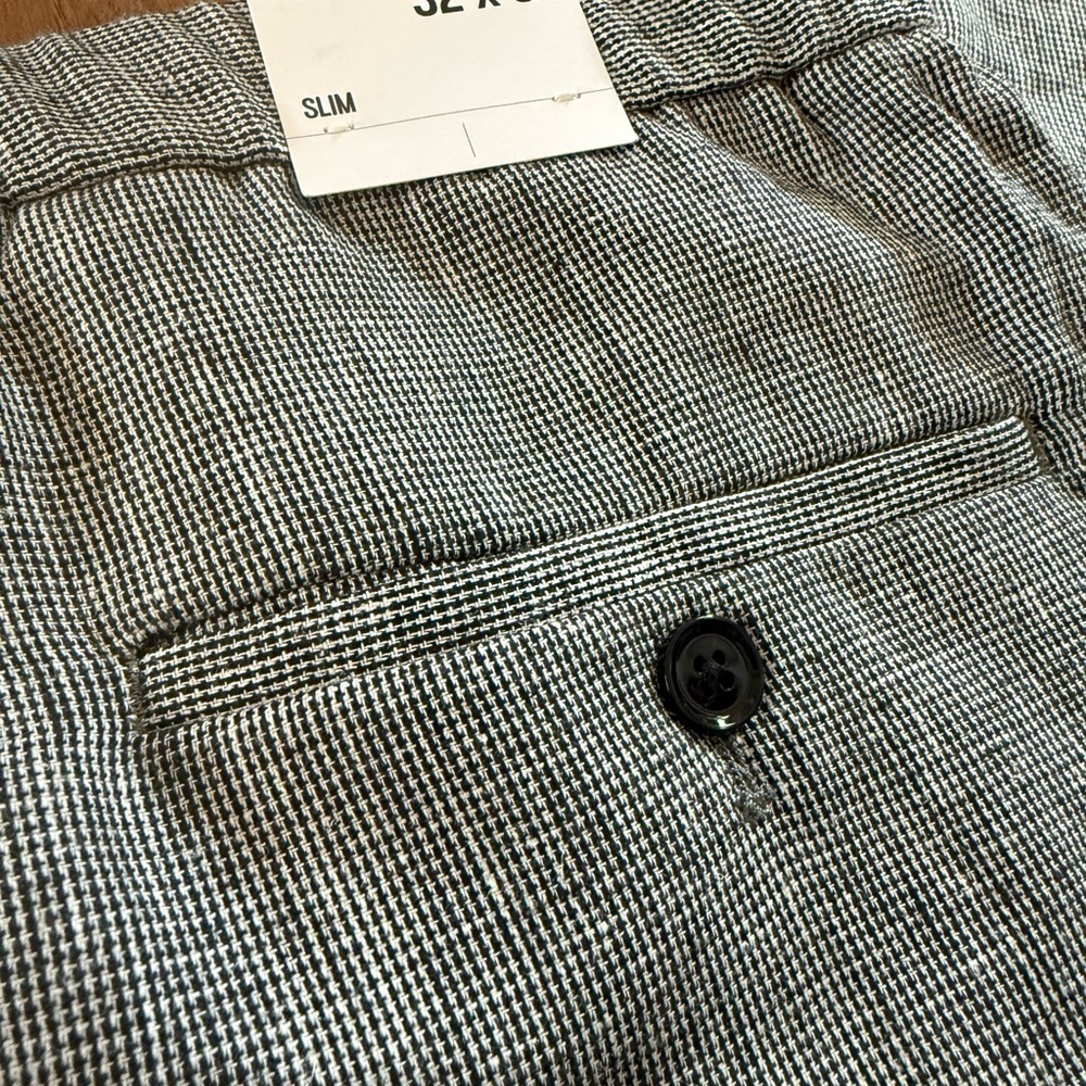 Men’s Express Gray Chinos Slim Fit Tapered NEW 32x32 - Picture 7 of 7
